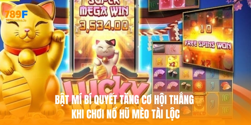 Nổ hũ mèo tài lộc – Trải nghiệm may mắn tại 789F Bật mí bí quyết tăng cơ hội thắng khi chơi nổ hũ mèo tài lộc